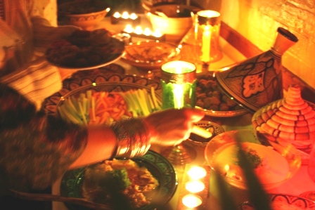Arabian theme party dance